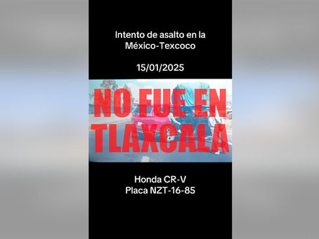 VIDEO NO CORRESPONDE AL ESTADO DE TLAXCALA