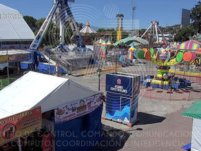 INICIA OPERATIVO DE COORDINACIÓN Y VIDEOVIGILANCIA DEL C5I EN LA FERIA DE TLAXCALA 2025