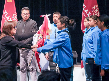 ABANDERA GOBERNADORA DELEGACIÓN TLAXCALTECA DE JUEGOS DEPORTIVOS NACIONALES ESCOLARES 2025
