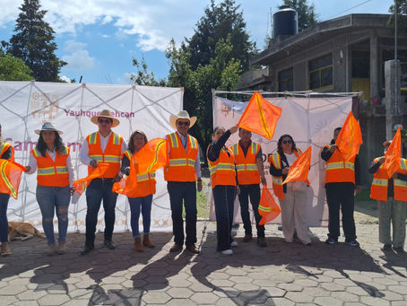 Arranca tercera etapa de obra publica en Yauhquemehcan
