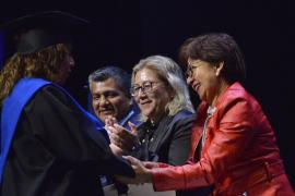 Preside Rectora María Lilia Cedillo Ramírez graduaciones de preparatorias de la BUAP