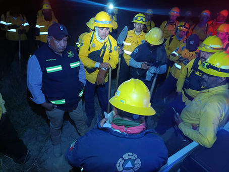 GOBIERNO DEL ESTADO SE MANTIENE ALERTA ANTE INCENDIO EN PUEBLA