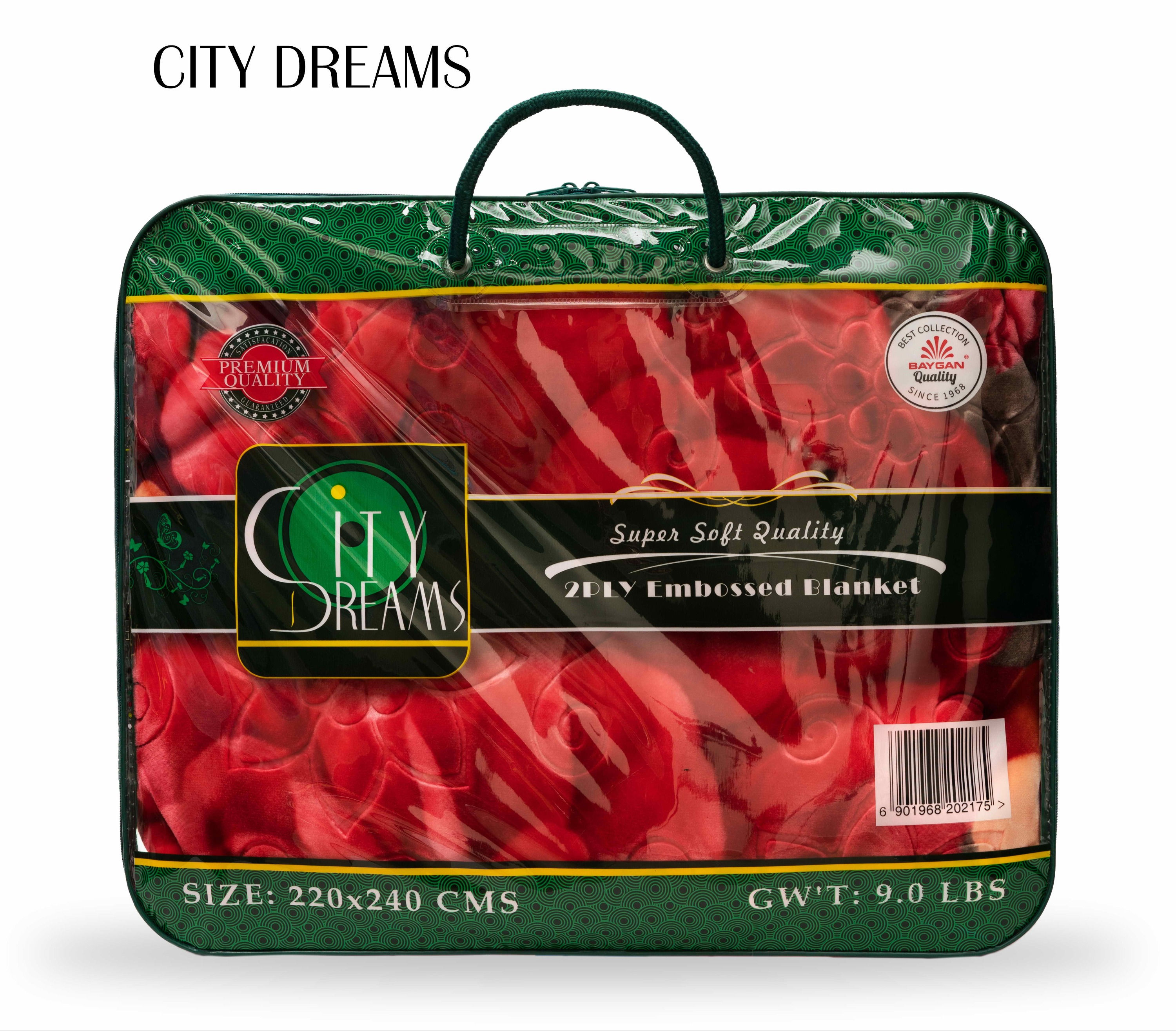 2Ply City Dreams 220x240 Blanket