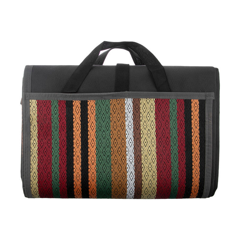 Thumbnail: Family watching a movie at home seated on a cozy Sahel Mat