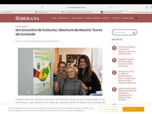 Um Encontro de Culturas: Abertura da Mostra ‘Cores da Amizade