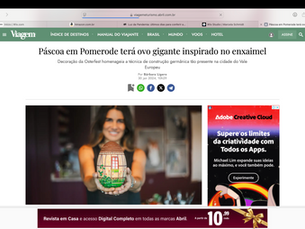 Páscoa em Pomerode terá ovo gigante inspirado no enxaimel