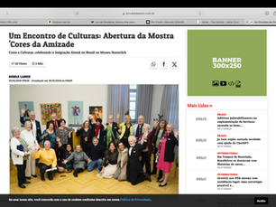 Um Encontro de Culturas: Abertura da Mostra 'Cores da Amizade