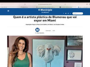 Quem é a artista plástica de Blumenau que vai expor em Miami