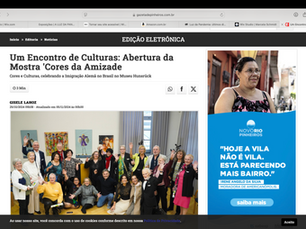 Um Encontro de Culturas: Abertura da Mostra 'Cores da Amizade