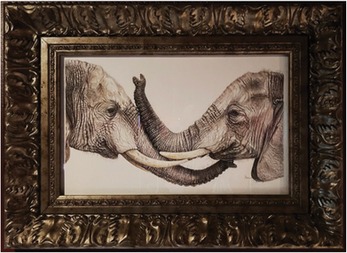 "Casal de elefantes"