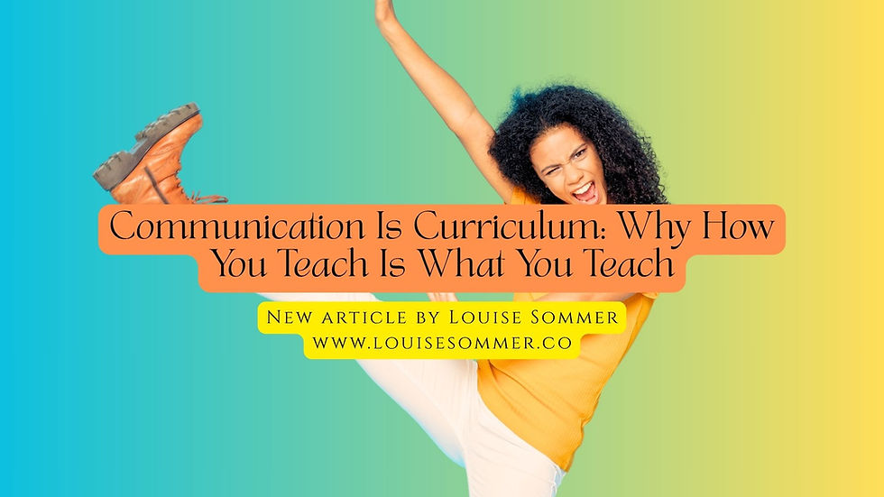 creative poster design by Louise Sommer for article