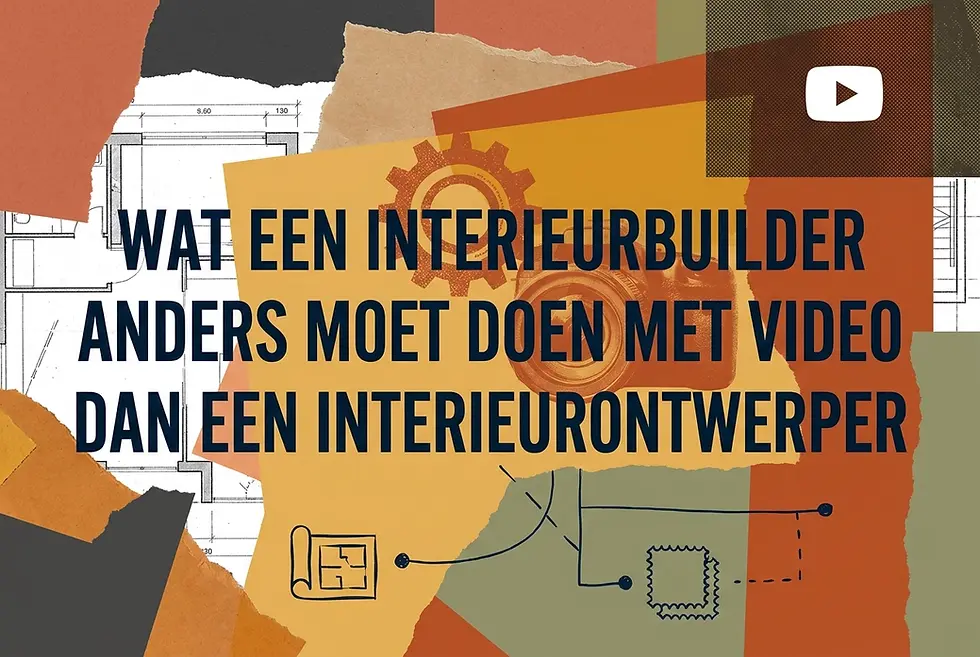 Wat een interieurbuilder anders moet doen met video dan een interieurontwerper