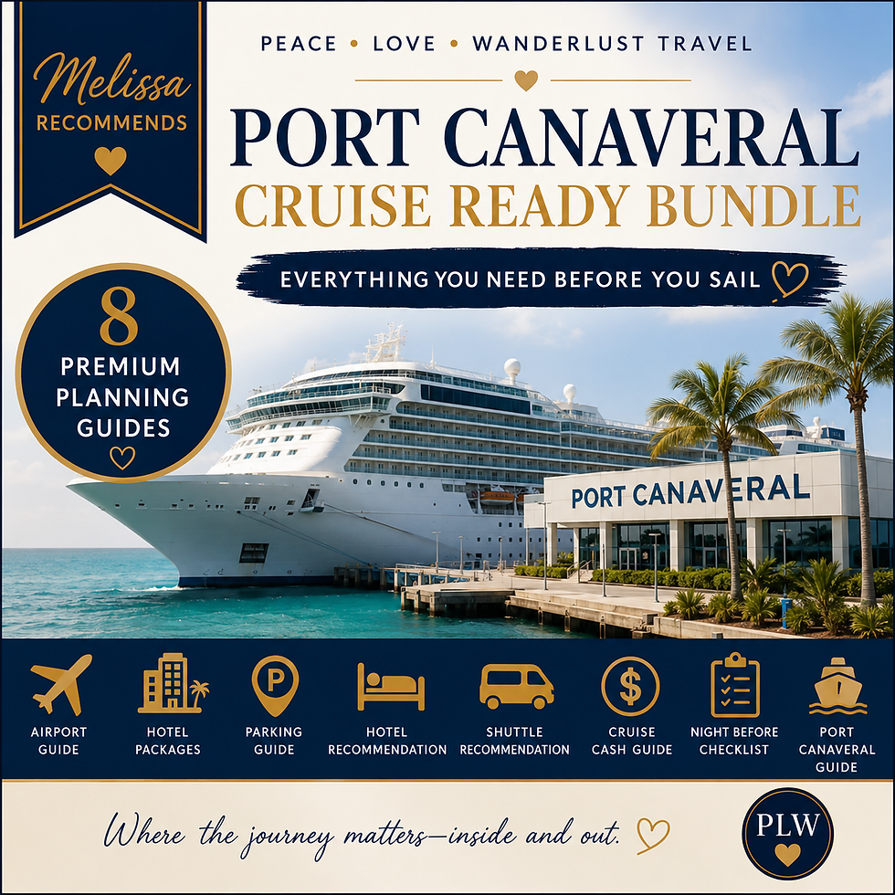 Port Canaveral Cruise Ready Bundle cover by Peace Love Wanderlust Travel