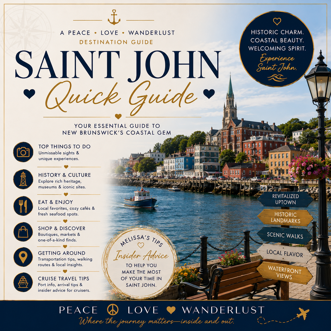 Saint John Quick Guide cover by Peace Love Wanderlust