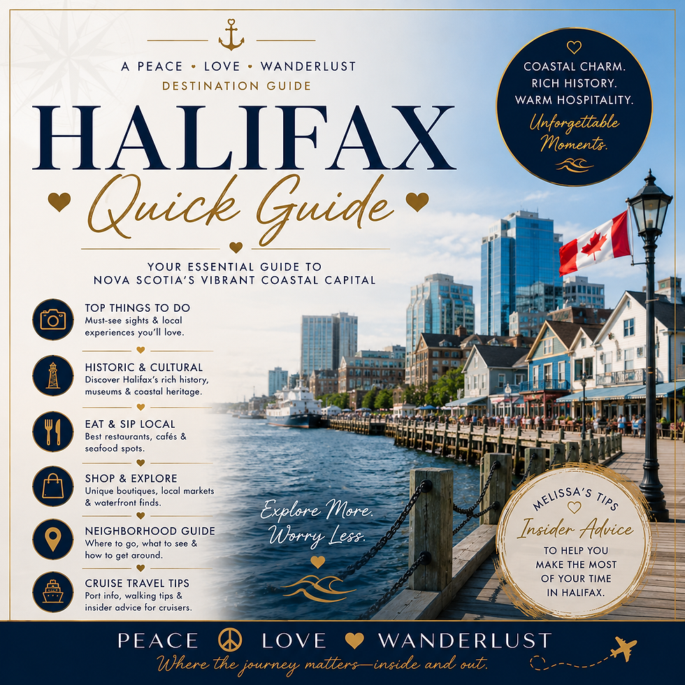 Halifax Quick Guide cover by Peace Love Wanderlust