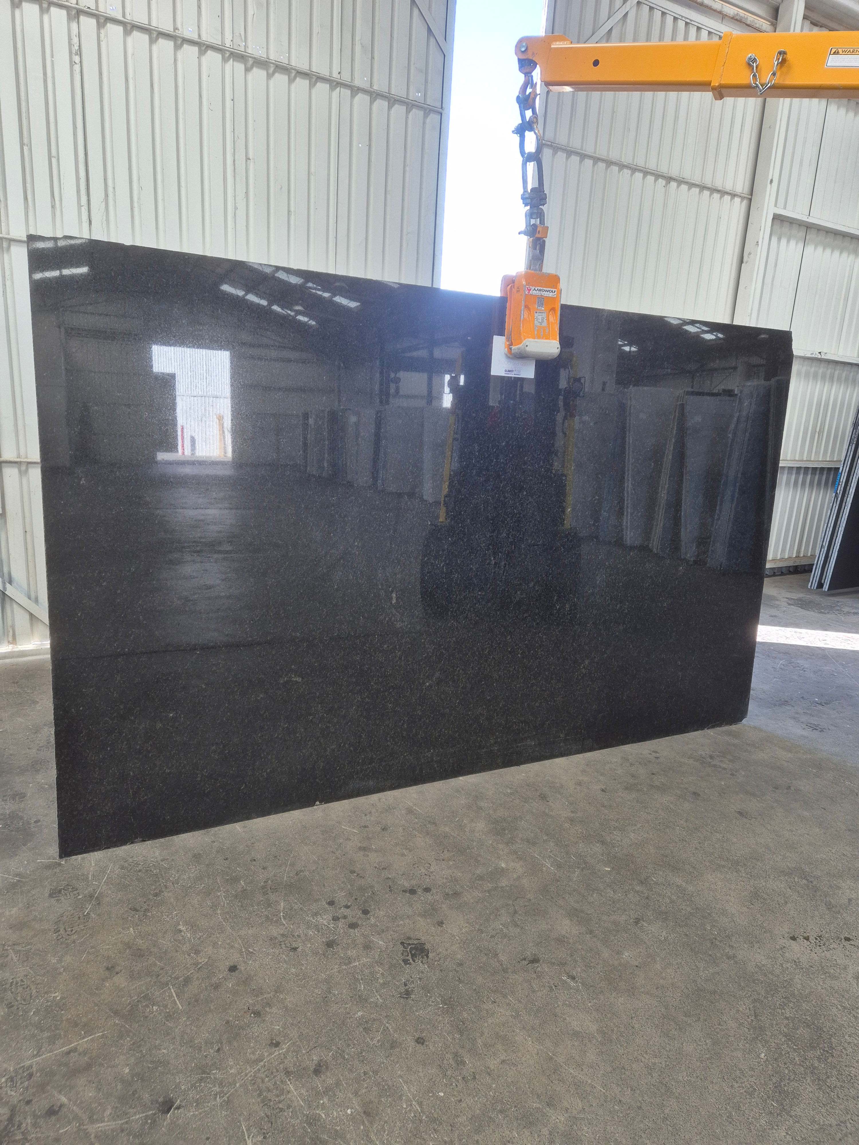 SOLD OUT | CLEAR #014 - Black Pearl Granite