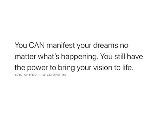 No matter the circumstances, go after your dreams!!!