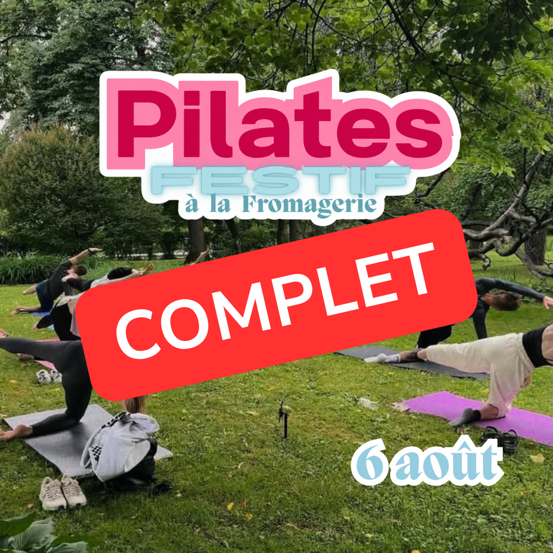 Cours de pilates Festif à la Fromagerie