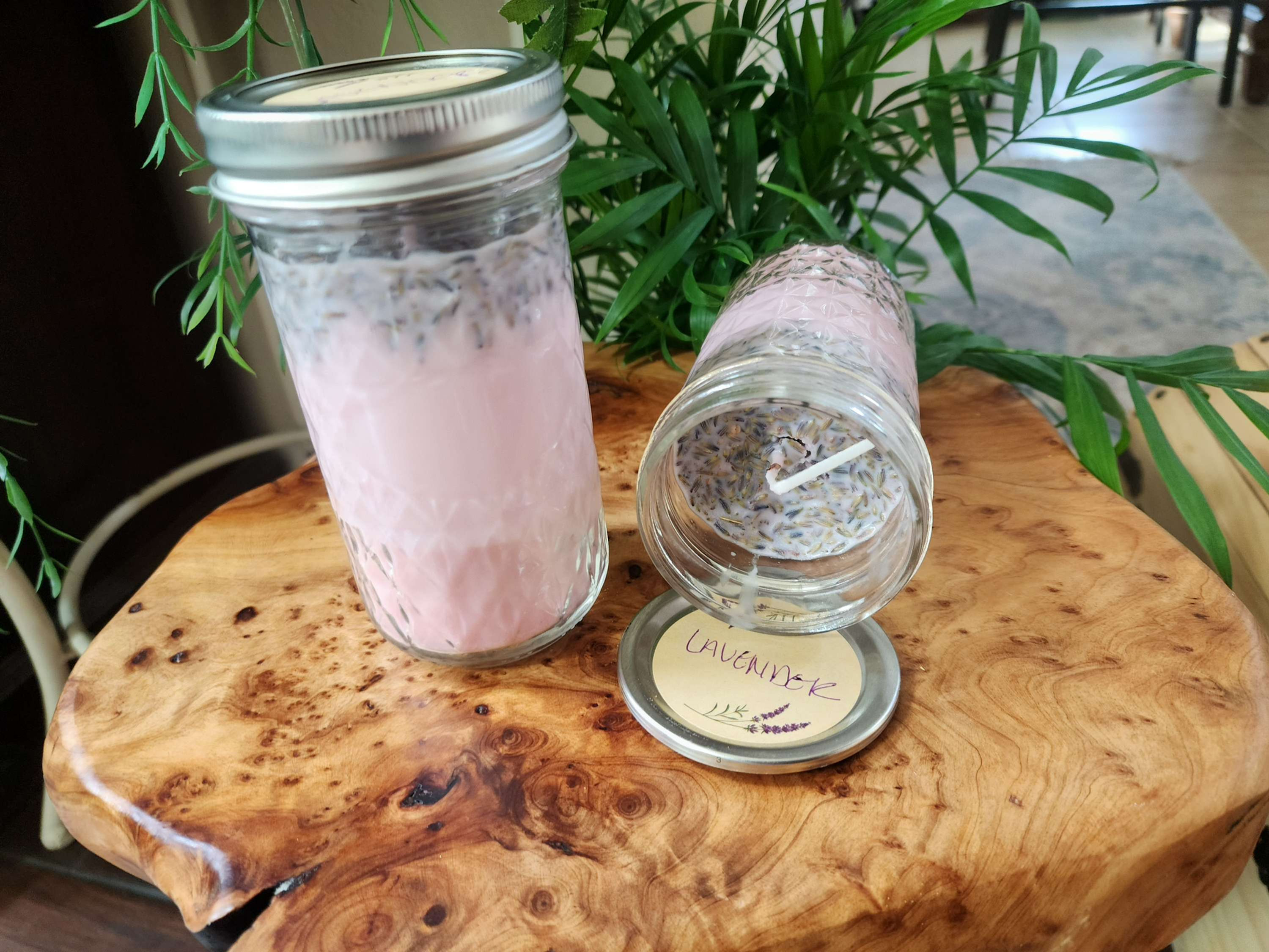 Lavender Herb Candle