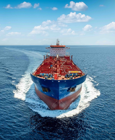 Caro ship in the ocean