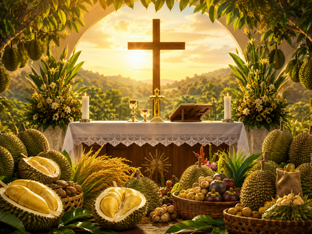 榴莲丰收节感恩弥撒Durian Harvest Thanksgiving Mass