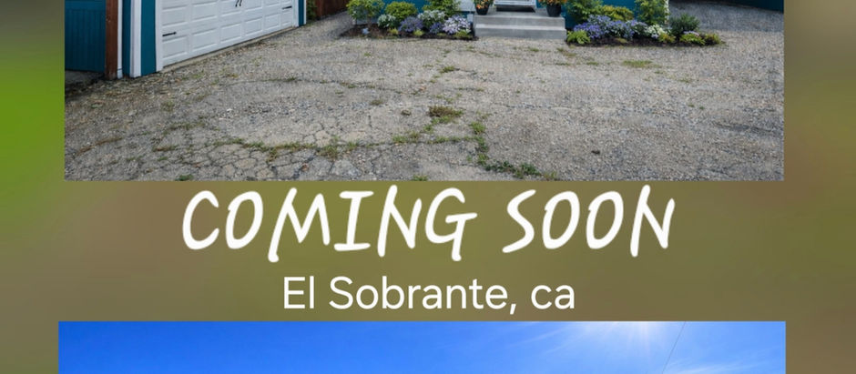 Coming Soon-El Sobrante 10k lot