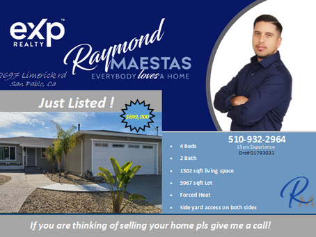 Just Listed! 2697 Limerick rd, Tara Hills - San Pablo