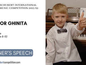 Winner’s Speech | Victor Ghinita