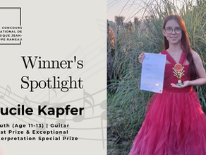 Winner's Spotlight – Lucile Kapfer