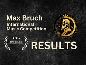 The results for the Max Bruch International Music Competition 2026 Season 3 are now announced!