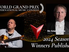 Winner Announcement: World Grand Prix International Music Contest 2024 Season 1