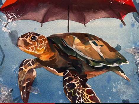 Trash Rain: Visualizing the Impact of Human Waste on Marine Life