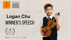 Winner's Speech | Logan Chu | Violin | Vivaldi International Music Competition 2026