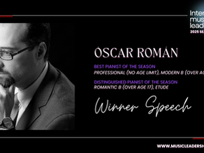 Winner’s Speech | Óscar Román