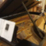 The historical Steinway piano used for the recording of Sappho de Mytilène, Toronto.