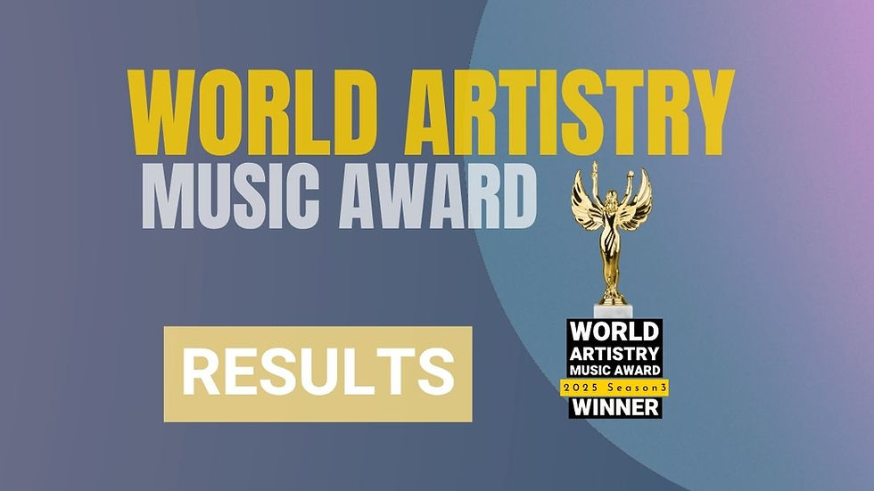 The results for the World Artistry Music Award 2026 Season 3 are now announced!