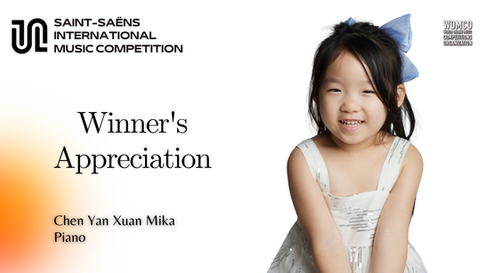 Chen Yan Xuan Mika, Piano Winner of the 2025 Saint-Saëns International Music Competition