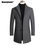 Thumbnail: Men Wool Blends Coats Autumn Winter New Solid Color High Quality Men