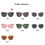 Thumbnail: Vintage Sunglasses Women High 