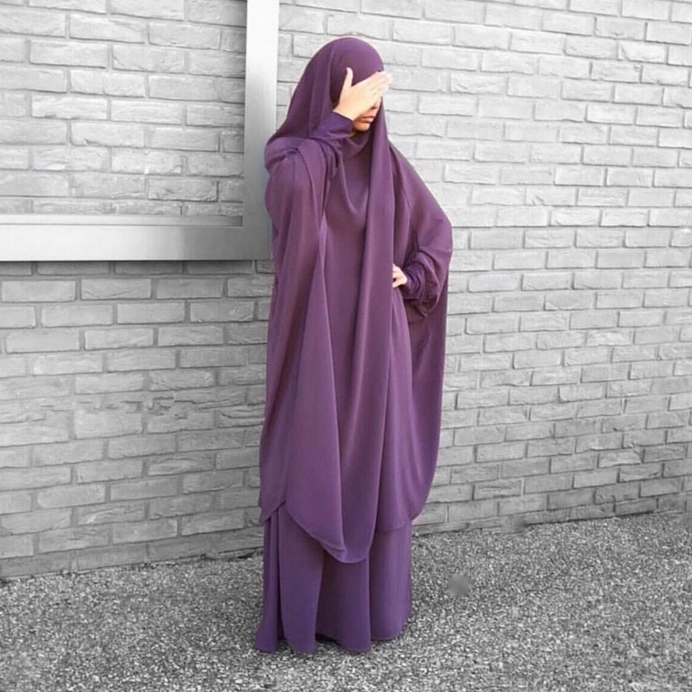 ramadan eid muslim prayer garment dress women abaya jilbab hijab 