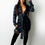 Thumbnail: ANJAMANOR Fashion Plaid Print Button Up Long Sleeve Shirt Dress 