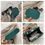 Thumbnail: Metal Handle Box Design Women Party Clutch Bag 