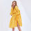 Thumbnail: Drawstring Elegant Dress For Women Stand Collar Puff Sleeve
