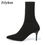 Thumbnail: Women Stretch Boots High Heels Fetish Women Ankle Boots 
