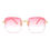 Thumbnail: RBROVO Rimless Retro Sunglasses Women Luxury Brand Sun Glasses