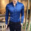 Thumbnail: Neckline Embroidery Mens Shirts Long Sleeve 