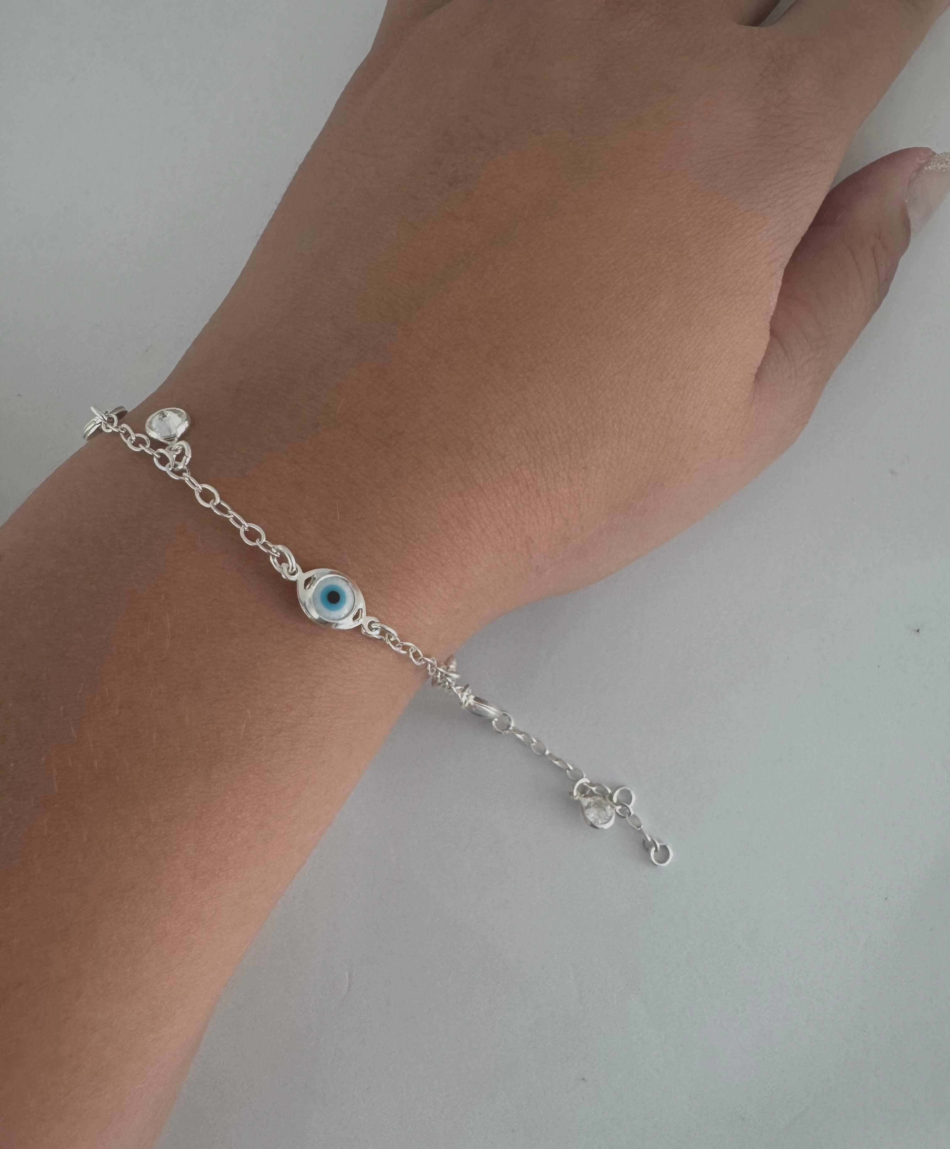 Pulseira olho Grego pingo luz