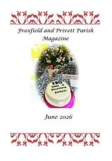 Jun-26 Magazine Cover image of a 150 years celebration cake for froxfield school