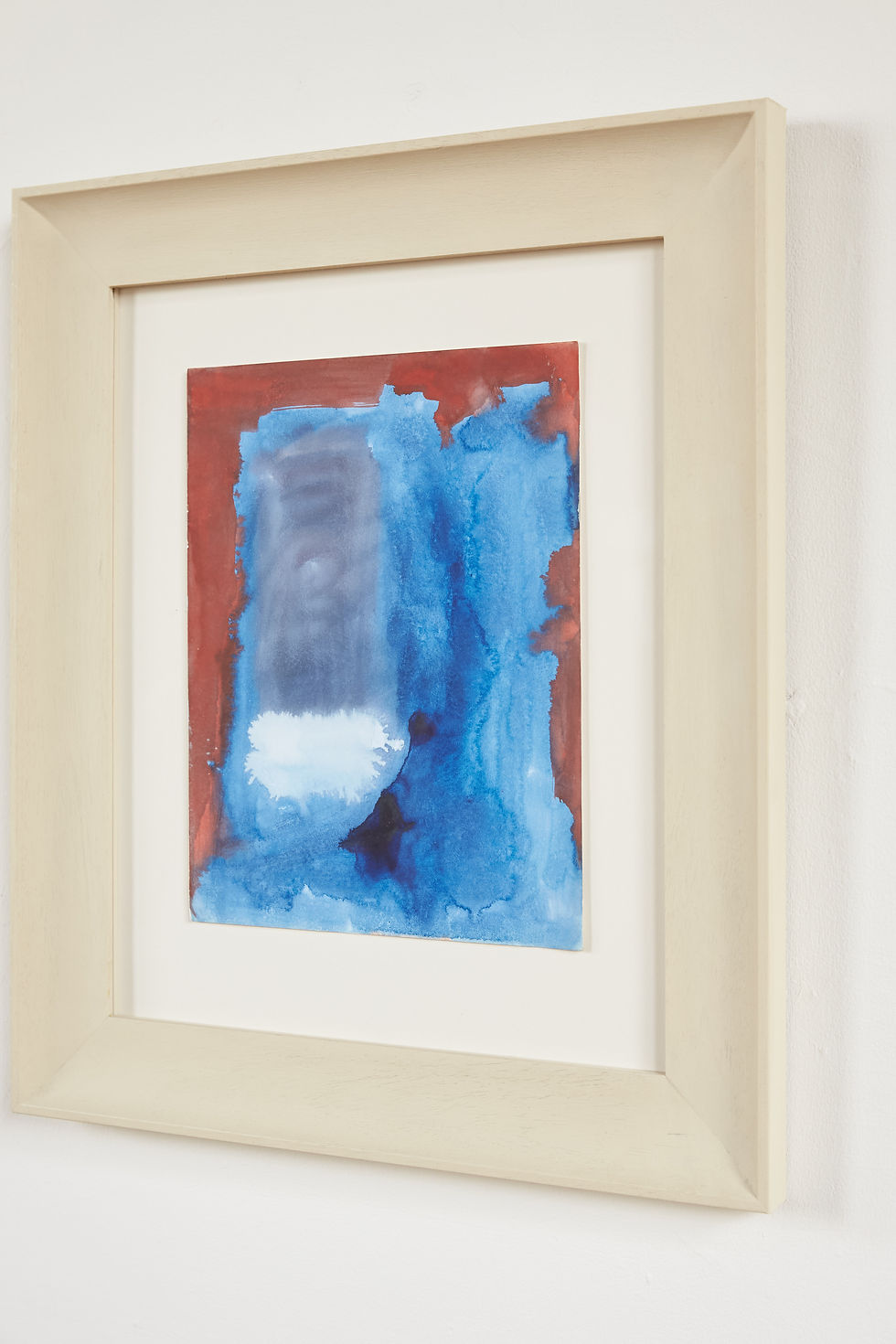 Thumbnail: An original work in watercolour and ink on paper by Alistair Grant, C1978 - 80.  Presented in a bespoke hand-painted and waxe