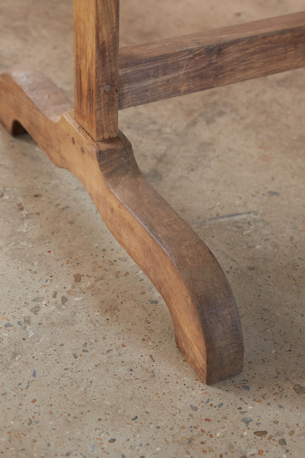 Thumbnail: 19th Century Oval Plank Top French Vendage Dining Table
